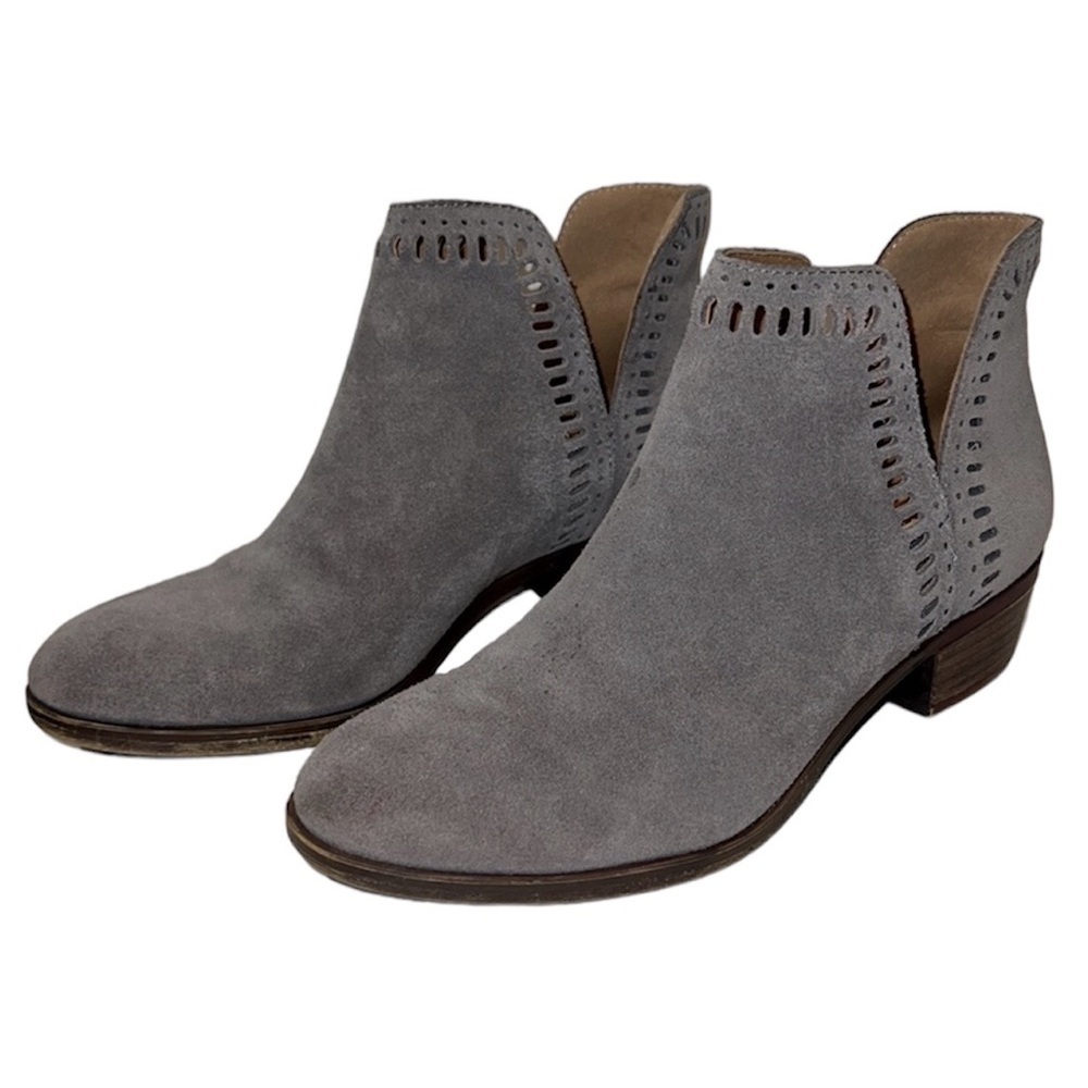 Lucky brand gray ankle boots size 8.5
